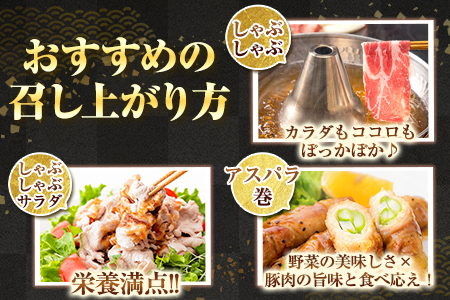 豚肉 しゃぶしゃぶ 約1.2kg 豚肉