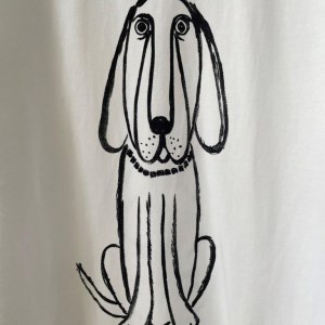 DOG T-SHIRT【XLサイズ／WHITE】 [h125]