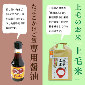 平飼い卵の新鮮卵かけご飯セット＆やまや辛子明太子150ｇセット【上毛町特別企画】_C01302