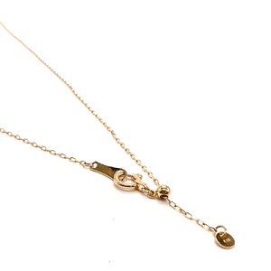 K18YG ダイヤネックレス 輪