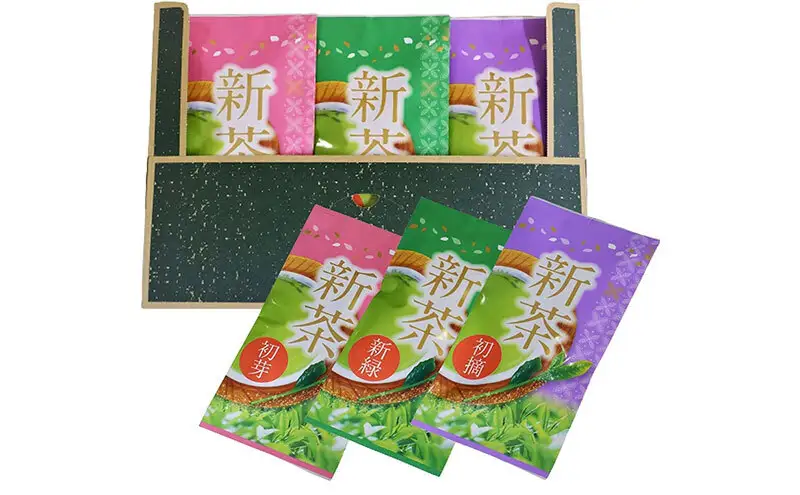 京都茶匠きよ泉の宇治新茶3袋セット〈お茶 茶 新茶 緑茶 煎茶 セット 茶葉 飲料〉