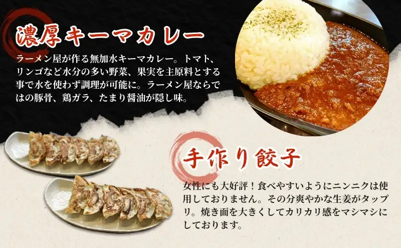 隔月 年6回お届け 本格ラーメン贅沢5種！！お店と変わらない味 カレー＆餃子【魚介豚骨ラーメン 和風ラーメン醤油 トマトンコツラーメン キーマカレー 餃子 人気商品 厳選】