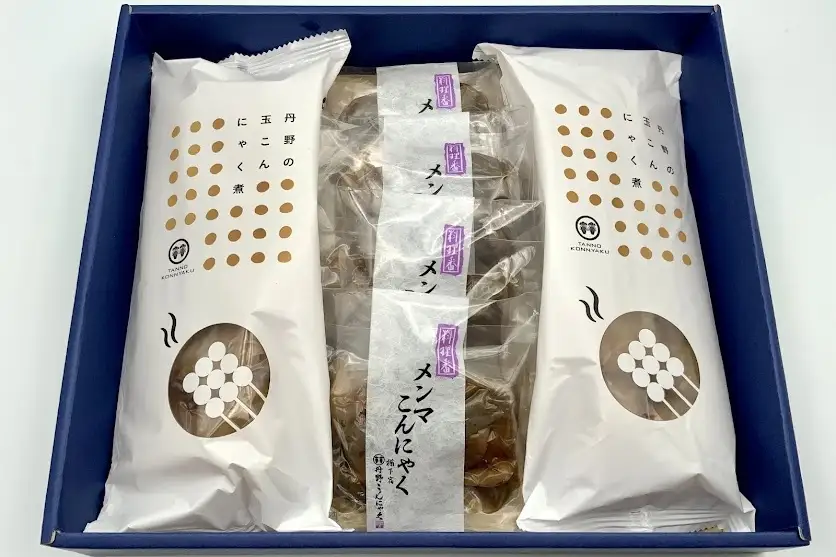 【玉こんにゃく煮】2袋と【メンマこんにゃく煮】4袋　詰合せ　0004-2602