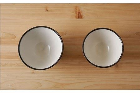 【波佐見焼】撥水十草 茶碗・コップ （青大・赤小）セット 食器 皿 【陶もと】 [PE20]  波佐見焼