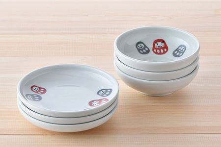 【波佐見焼】天だるま 取り鉢 小鉢 取り皿 小皿 3組セット 食器 皿 【陶豊】 [OE13] 波佐見焼