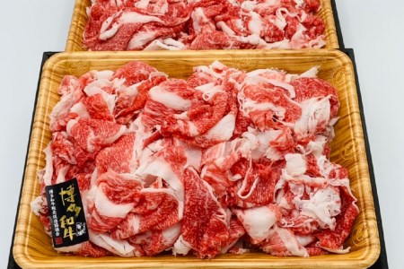 博多和牛 A4以上 切り落とし 500g×2P [MEAT PLUS 福岡県 筑紫野市 21761004]