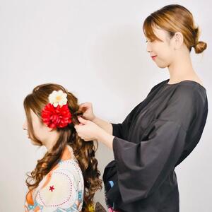 【Oguri Kimono Salon】琉装着用！人力車で市内観光体験プラン（２名様）