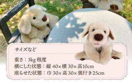 セラピー！？ ロボット？ 「 パトラン 」（ 重たい ぬいぐるみ ） 《糸島》【科学工房未來】 ぬいぐるみ セラピー 犬 プレゼント [AYI001]