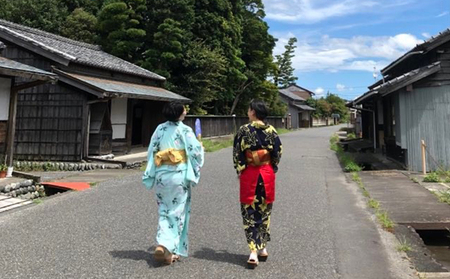 川越し街道着物でいっぷく体験プラン（1名様） 体験チケット 着物一式レンタル 着付けサービス 