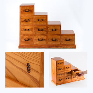 屋久杉で創った 階段たんす 高橋工芸 IB074-023 工芸品 工芸品