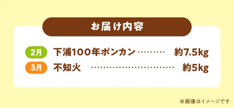 S040-T05A_【定期便2回】　天草　下浦特産の柑橘2種Ａセット（訳あり）【先行受付】