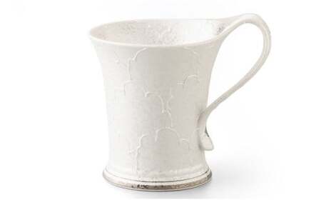 パール牡丹流転マグカップ（ゴールド・プラチナ）ペア 柳屋 35000円 3.5万円 A35-505