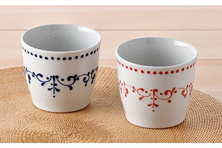 【波佐見焼】アラベスク 茶碗・ カップ 4点セット 湯呑み スープカップ どんぶり 食器 皿 【トーエー】 [QC54] 波佐見焼