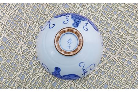 【波佐見焼】古伊万里 青磁絵（手描） 茶漬 5客揃 A 茶碗  食器 皿 【不二商店】 [UC13] 波佐見焼