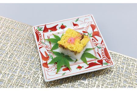 【陶器市特集】【波佐見焼】夢万歴草華紋 角皿 5客揃 食器 皿 【不二商店】 [UC19] 波佐見焼