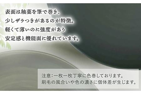 【波佐見焼】Shabbyカラー 24cm プレート ネイビー 2枚セット 大皿 パスタ皿 食器 皿 【和山】 [WB135]  波佐見焼