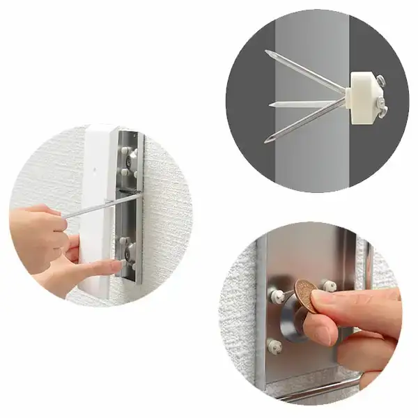 クリーナー壁付けホルダー ピン跡が目立たない 掃除機 収納 [Pinde]【019P007】