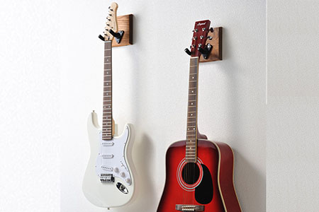 [RENO] 壁かけギターハンガー ディスプレイ 見せる収納 インテリア【013P045】