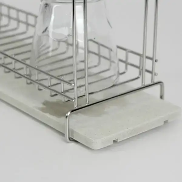 吸水 水切りラック グラス・水筒用 吸水トレイ 燕三条製 キッチン用品 bwsSELECTION [ビーワーススタイル]