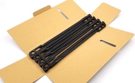 鍛造ペグ エリッゼステーク 28cm ペグ 8本セット レッド