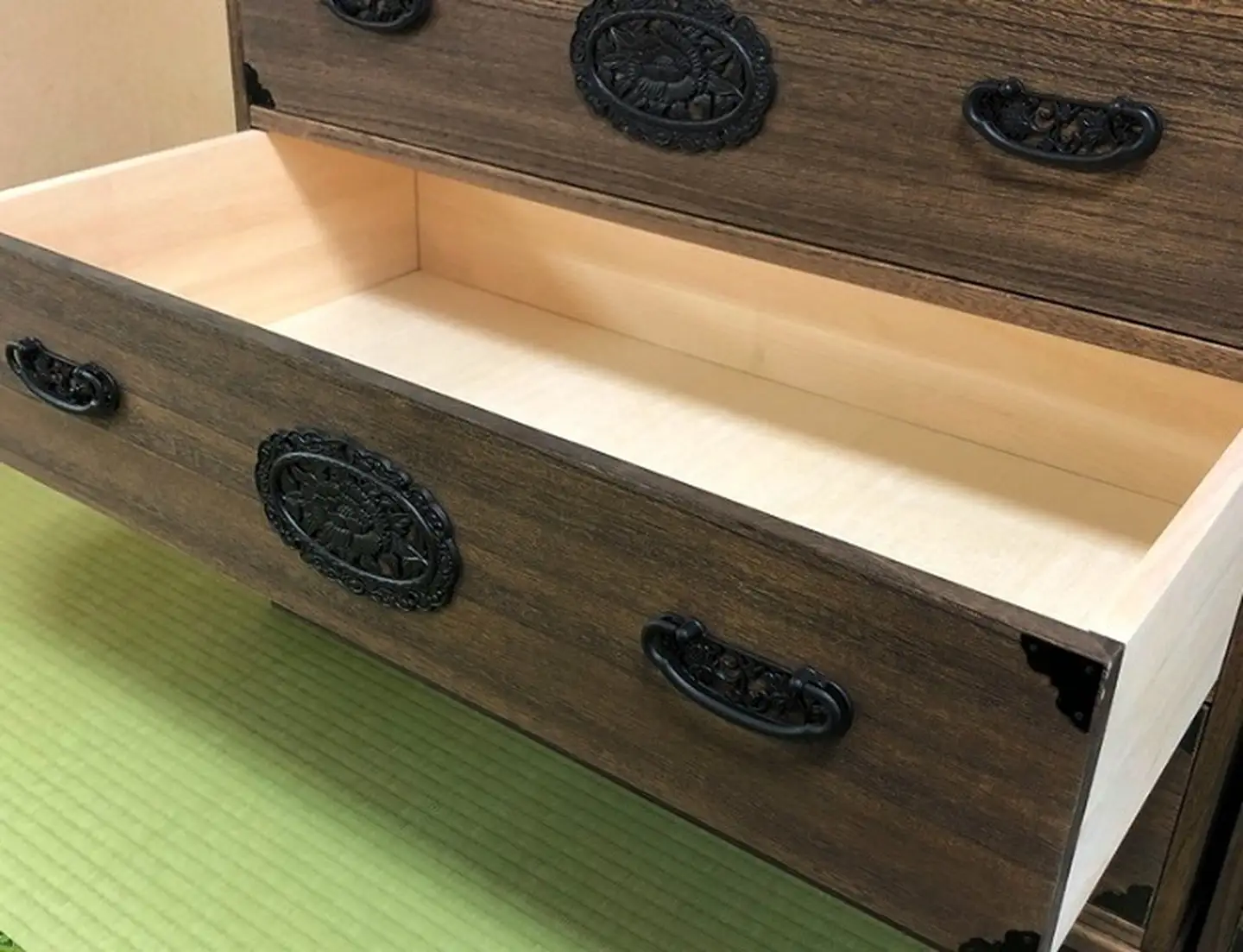桐たんす 総桐民芸タンス日和 75幅5段：C247-003