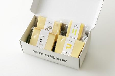 ＼＼北海道産 チーズ 高評価 ／／　　鶴居村 ナチュラルチーズ鶴居　4個セット（詰め合わせ 人気 チーズセット ナチュラルチーズ スライス セミハード ワインに合う おつまみ おやつ つまみ ギフト 国産 北海道産 人気 食べ比べ 酪農応援 無添加 乳製品 鶴居村 酪楽館 北海道 ふるさと納税 ふるなび  ）