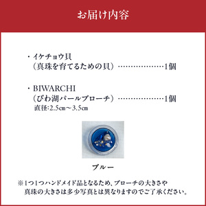 びわ湖パール入りブローチ「BIWARCHI（ビワーチ）」ふるさと納税限定セット　 BF-0012