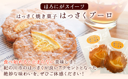 ほろにがスイーツ・はっさく焼き菓子 はっさくプーロ 1箱　【アミティ有限会社 観光特産センターこかわ】《90日以内に出荷予定(土日祝除く)》 和歌山県 紀の川市