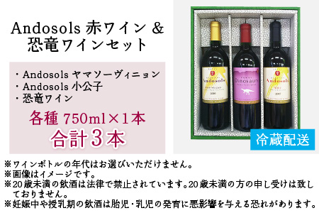 Andosols赤ワイン&恐竜ワインセット[D-021003]