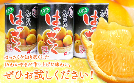 手剥き八朔缶詰(ミックス)450g×8本入 JAわかやま 紀の里地域本部 《90日以内に出荷予定(土日祝除く)》和歌山県 紀の川市