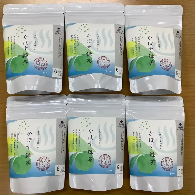 BEPPU OCHARD（ベップ オチャード）かぼす緑茶6袋セット_B079-008