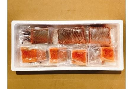 スモークサーモン1kg＆とろサーモンハラミ燻製焼き1kg B-09070