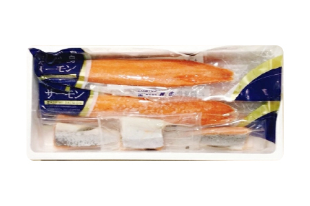 お刺身トラウトサーモン1.5kg＆とろサーモンハラミ燻製焼き1.5kg C-09032