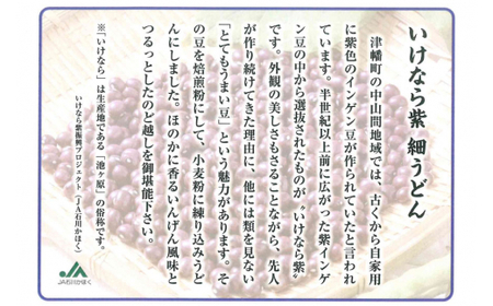 うどん そば 倶利迦羅そば 4食分(200g×2袋) いけなら紫細うどん 8食分(200g×4袋) セット [道の駅 くりから 石川県 津幡町 tb17nis90000]