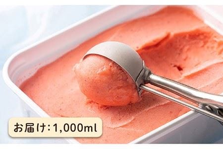 糸島産 濃厚 あまおう ジェラート 1000ml 《糸島》【南国フルーツ株式会社】 [AIK005] あまおうジェラート アイス