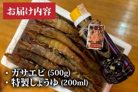 幻の逸品！とろける旨さのガサエビとやまに厳選！特製しょうゆセット [A-4374]