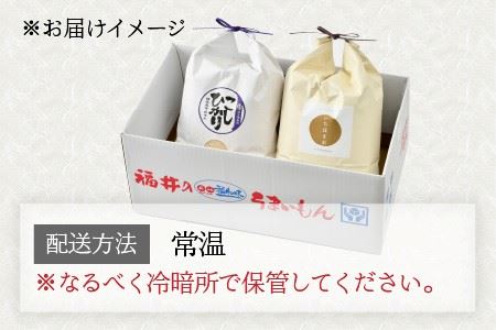 【令和7年産】お米屋さんこだわり極上米セット 計10kg いちほまれ・特別栽培米こしひかり 【人気 品種 ブランド米 特A】 [C-6111]