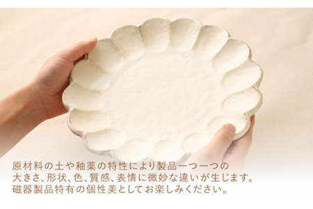 【美濃焼】リンカ 24プレート2枚セット 桃練×桃練【カネコ小兵製陶所】【TOKI MINOYAKI返礼品】   食器 プレート 皿 大皿 中皿 パスタ皿 花 食器セット 送料無料 ピンク  [MBD047]