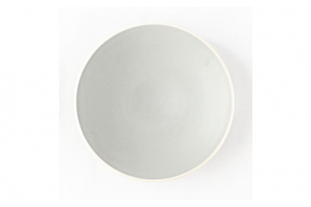 【美濃焼】グレーマット カフェ風 浅ボール 2点セット【陶土う庵】（1010-0121）食器 大皿 鉢 パスタ皿 カレー皿 サラダボウル メインディッシュ ランチ ディナー カフェ風 シンプル おしゃれ レンジ対応 食洗機対応 送料無料 [MBY002]