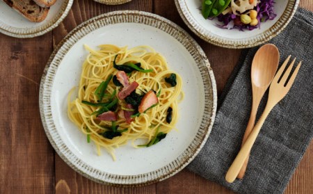 【美濃焼】大皿 24cm 渕錆粉引 5枚セット【EAST table】≪土岐市≫ 皿 ワンプレート ランチプレート 美濃焼 セット デザート インテリア おしゃれ 食器セット お皿セット 陶器 パスタ サラダ 食器 パスタ皿 国産 送料無料 [MBS001]