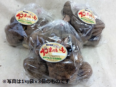D537 徳地やまのいも800g袋(ご家庭用)×2袋
