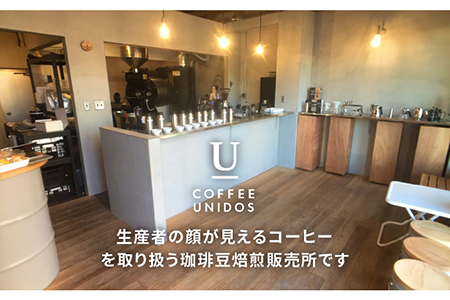 中煎り コーヒー 豆 250g × 2袋 （ 豆 ・ 粉 選べます ） エルポルベニール農園 パカマラ種 ナチュラル 《糸島》 【COFFEE UNIDOS】 [AQF004]