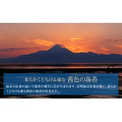Y26-35 有明海苔 味海苔 大丸ボトル 10切80枚 6本セット 海苔