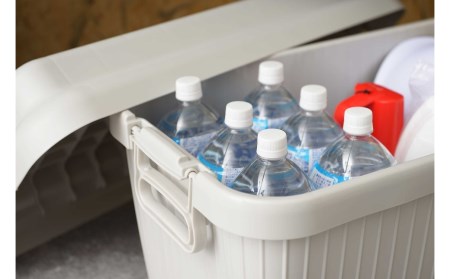 コンテナボックス ベリアスボート M グレー 蓋つき コンテナボックス 収納コンテナ アウトドア boxコンテナ 屋外収納 収納ケース【010S059】