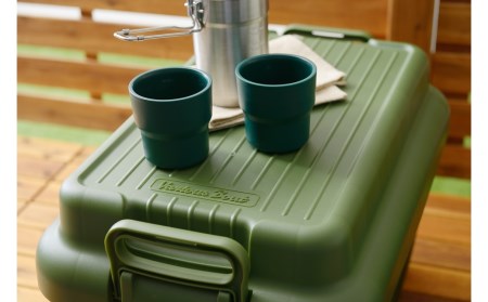 収納ボックス ベリアスボート L グリーン コンテナボックス