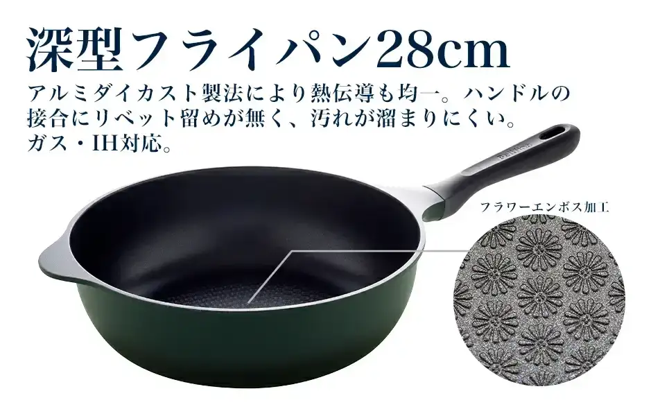 フライパン 蒸し器 セット スーパーベルフィーナプレミアム 28cm 深型 蒸し器 スチーマー ステンレス製 キッチン用品 調理器具