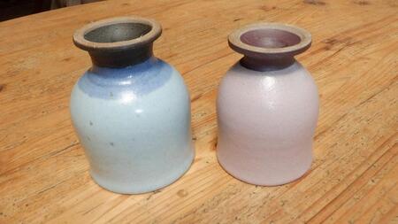 陶製ペアカップ