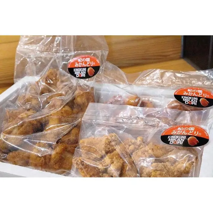 紀の国みかんどり唐揚げ、フライドチキン3種30本