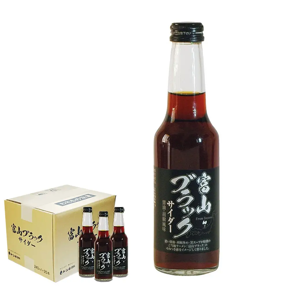 ブラックサイダー 1ケース２0本　炭酸飲料 サイダー ソフトドリンク 黒いサイダー
