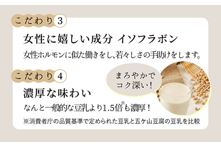 【12回定期便】お豆腐屋さんのおいしい豆乳 500ml×10本 成分無調整 [FBY015]